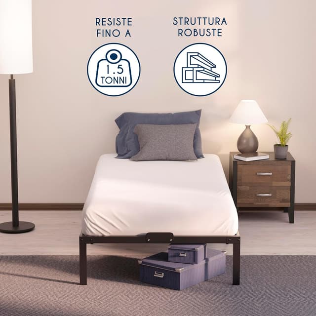 Detalle de Dreamzie Struttura Letto Matrimoniale 90x190 Altezza 45 cm