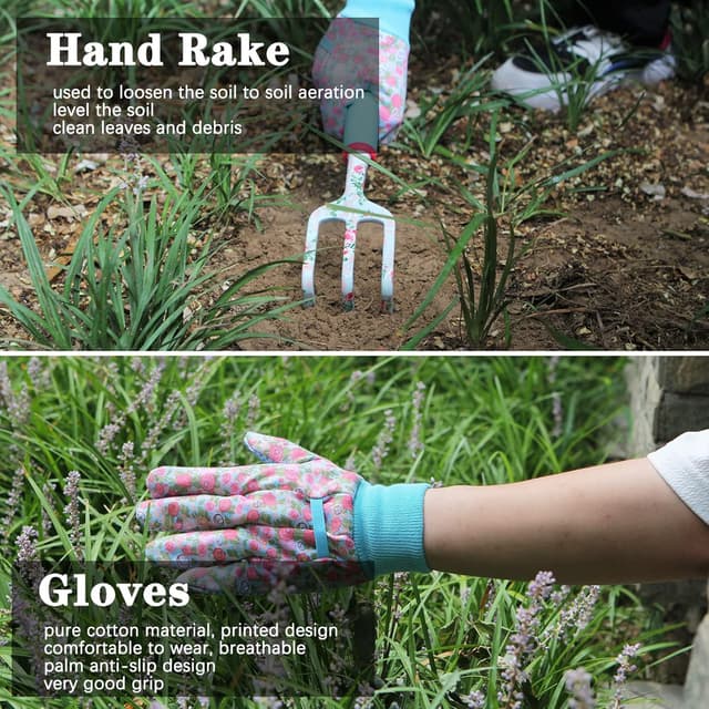Thumbnail 4 de Juego de Herramientas de Jardinería 16 Pcs 🌺