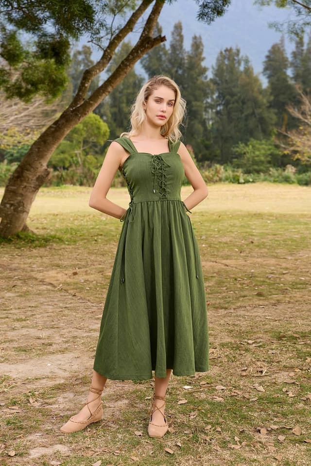 Thumbnail 6 de SCARLET DARKNESS Robe corsage sans manches đ