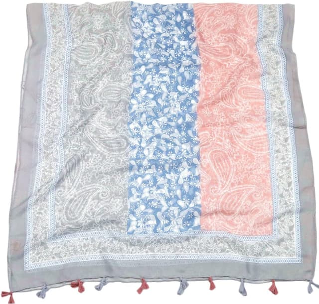 Detalle 2 de MAIRY Women Long Soft Warm Tartan Tassel Scarf (180 x 90cm) for shawl, wrap and neck styling