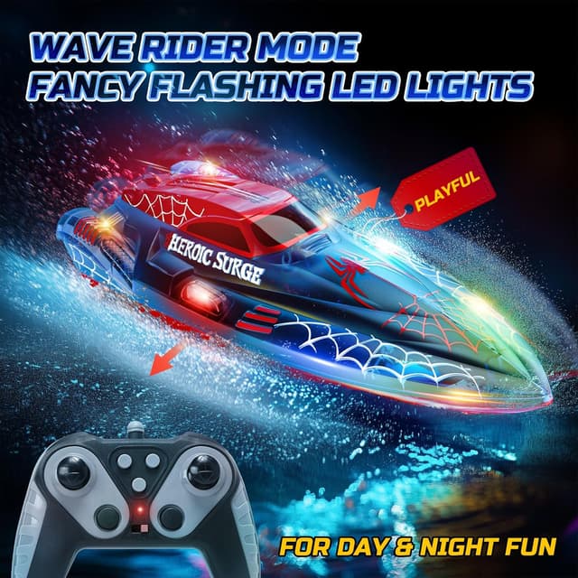 Thumbnail 4 de DEERC 13 inch Remote Control Boat 40 min