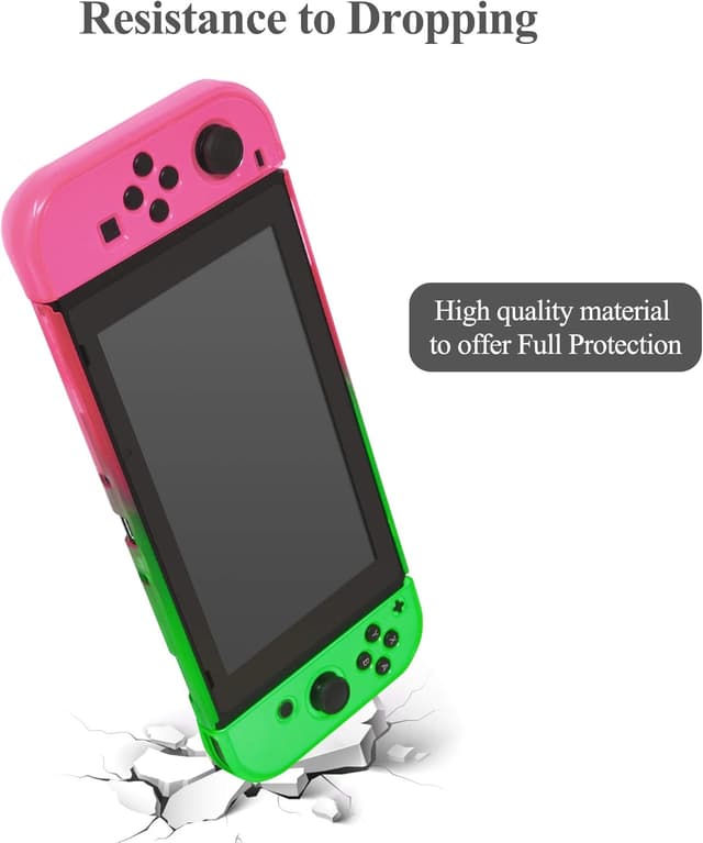 Detalle 2 de FYOUNG Schutzhülle mit Displayschutzfolie & Thumb Grips für Nintendo Switch (2017)