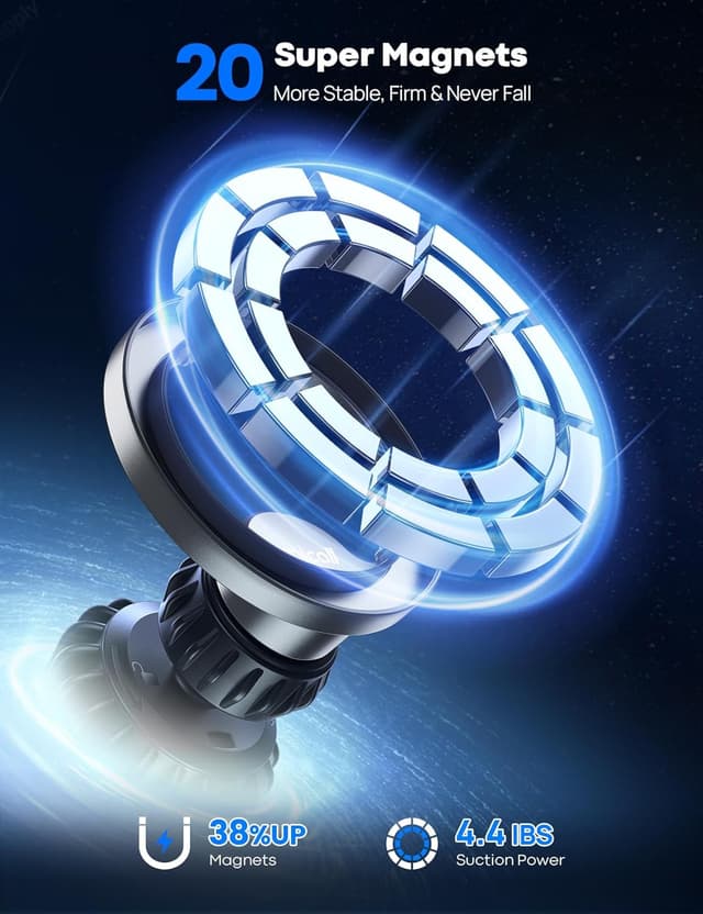 Detalle 2 de Lamicall Car Phone Mount 20x N52 Magnet for MagSafe