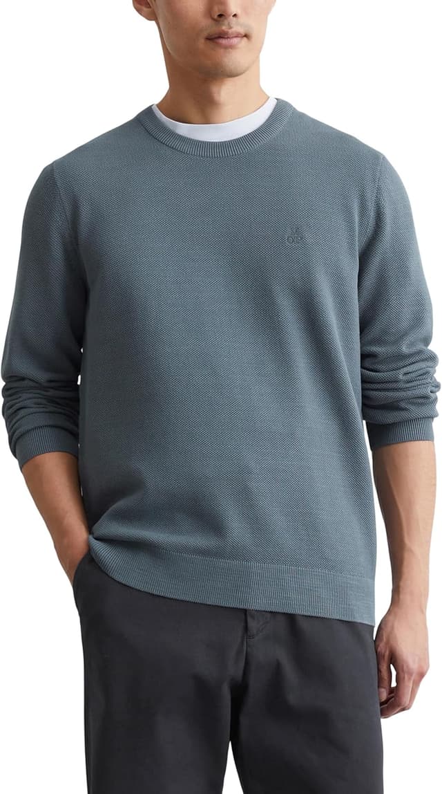 Thumbnail 6 de Marc O’Polo Herren-Pullover aus Bio-Baumwolle mit Rundhalsausschnitt