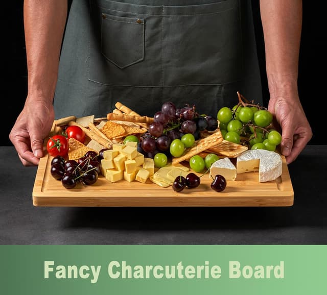 Detalle de Bamboo Cutting Board 18" Large 🍽