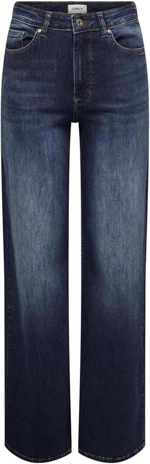 Detalle de ONLY Female Jeans mit weitem Bein ONLMADISON – hohe Taille für einen lässigen Look