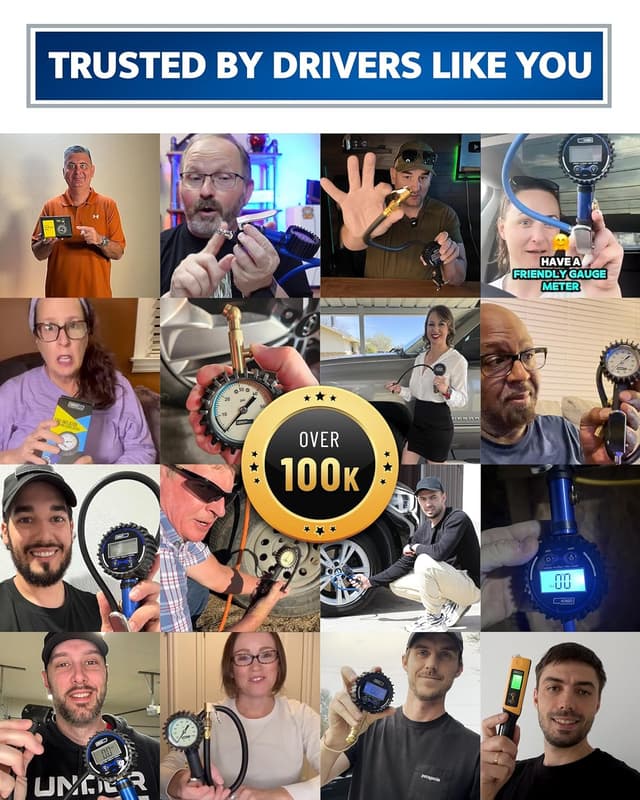 Thumbnail 6 de Tire Inflator with Gauge 100 PSI