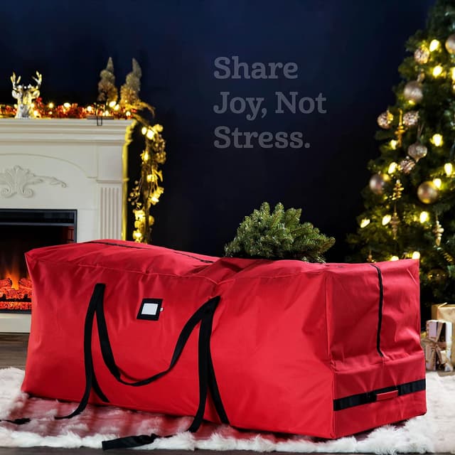 Thumbnail 1 de Large Rolling Christmas Tree Storage Bag 9 ft ๐