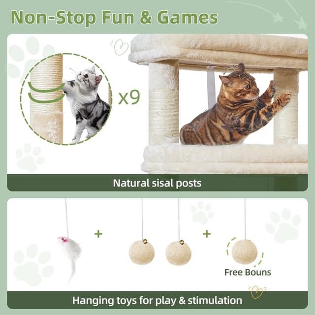 Detalle de Taoqimiao Cat Tree 180cm for big cats