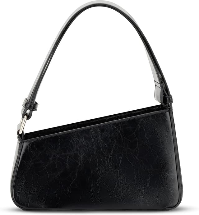 Detalle de Expatrié Georgia Damen-Handtasche – asymmetrische Schultertasche aus Kunstleder für Tag & Nacht