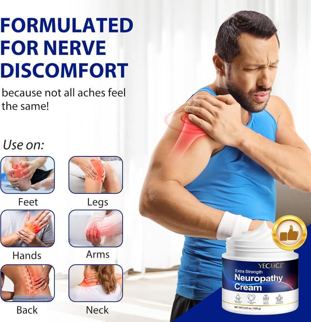 Detalle 2 de Neuropathie Creme extra Stärke für Nervenschmerzen