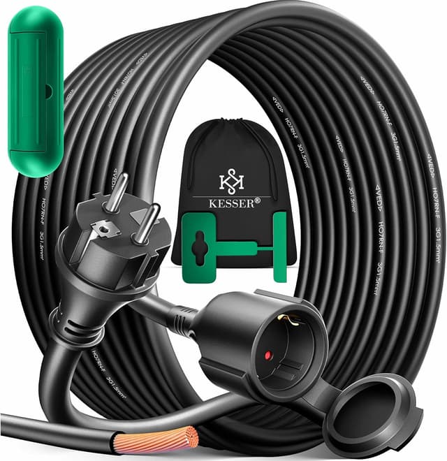 Detalle de KESSER Verlängerungskabel 3m IP44