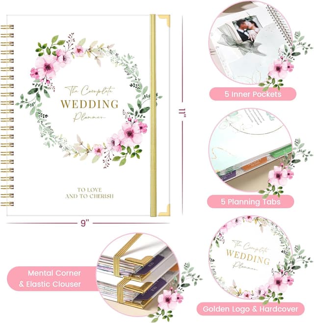 Detalle de Wedding Planner Book, 8.5" x 11" ⚙