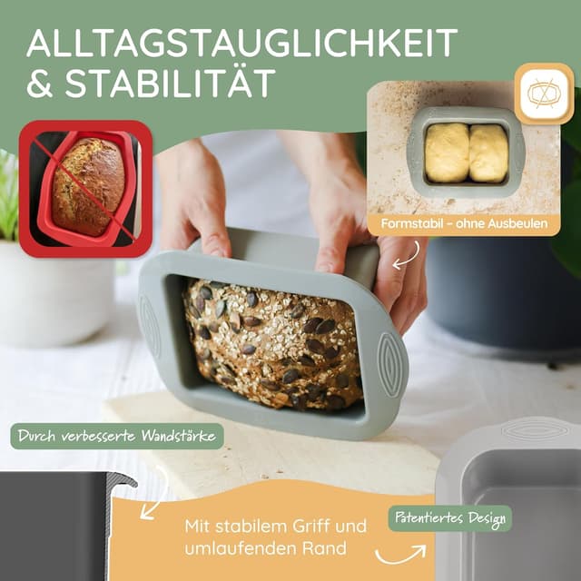 Thumbnail 5 de Backefix Brotbackform Silikon 15 cm 1200 ml