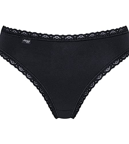 Detalle 2 de sloggi 24/7 Cotton Lace Tai 3 unidades, talla 40 🩲