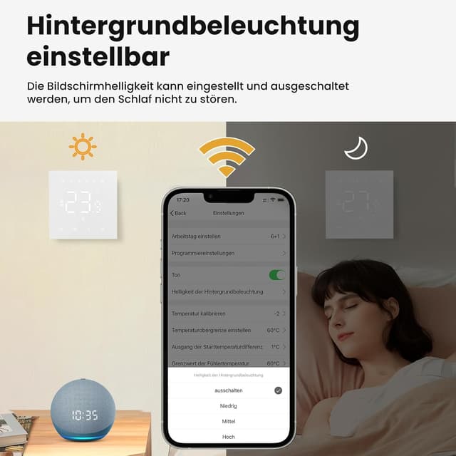 Thumbnail 6 de MIUCDA Smart Thermostat Fußbodenheizung Thermostat 🌡