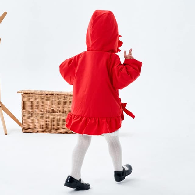 Detalle de Famuka infant winter baby girls coat jacket with thick fleece lining