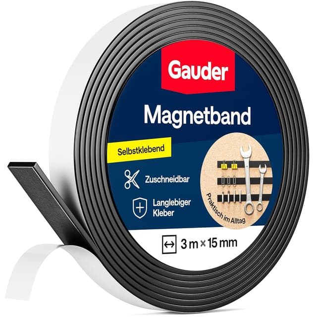 Imagen de GAUDER Magnetband selbstklebend 3 m en OfertitasTOP
