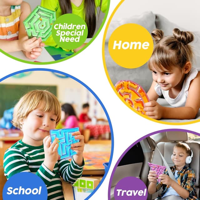 Thumbnail 5 de Squishy Toys Sensory Fidget Toys 4-Pack