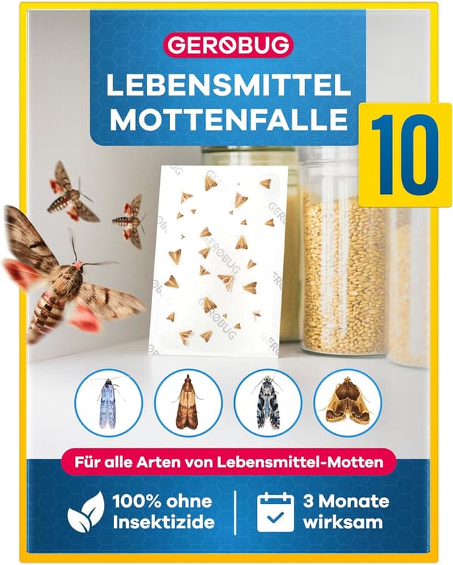 Detalle de GEROBUG Lebensmittelmotten-Falle 10er Pack