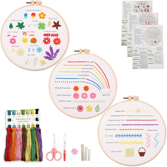 Imagen de Myfelicity Embroidery Kit 3‑piece set en OfertitasTOP