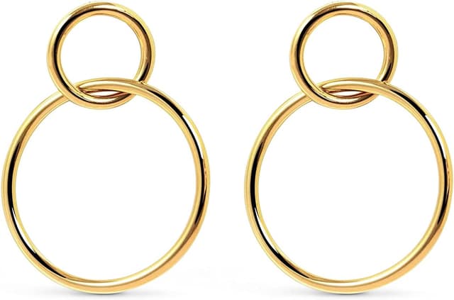 Imagen de SINGULARU Sister orecchini in ottone placcato oro 18Kt o rodio en OfertitasTOP