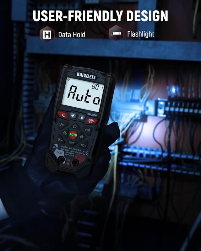 Thumbnail 5 de KAIWEETS Multimetro 4000 conteggi 📟