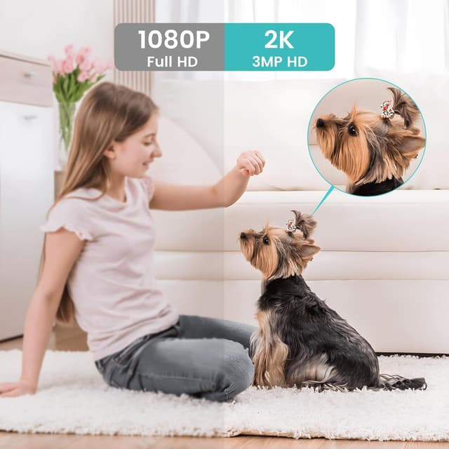 Detalle de litokam indoor camera 2K Smart pet camera