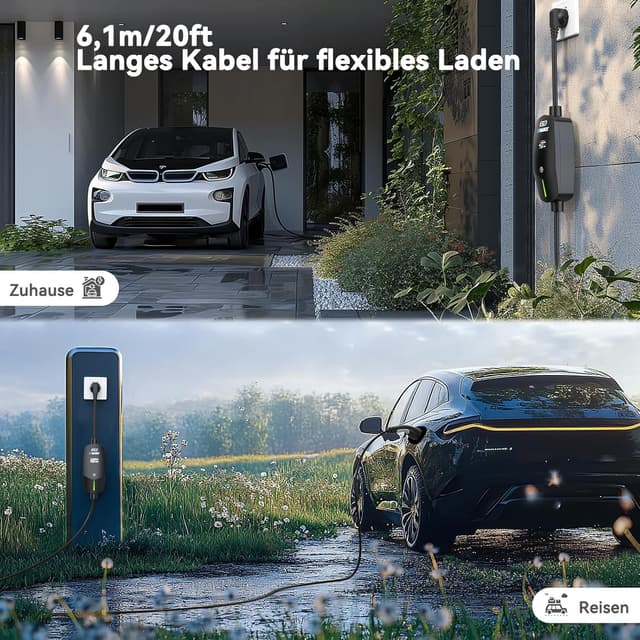 Thumbnail 5 de EVDANCE Ladekabel Typ 2 Schuko 3,68 kW