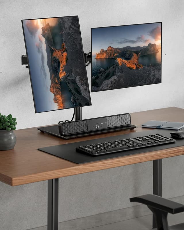 Thumbnail 6 de ErGear Monitor Halterung 2 Monitore 13–32 Zoll