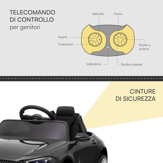 Thumbnail 3 de Baroni Toys Macchina Elettrica Mercedes AMG 12V