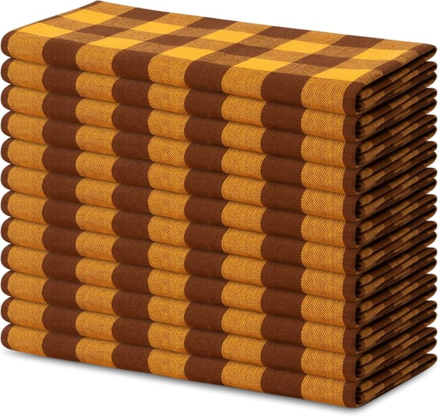 Imagen de Blue Needles Gingham Buffalo Plaid Napkins 18x18 en OfertitasTOP