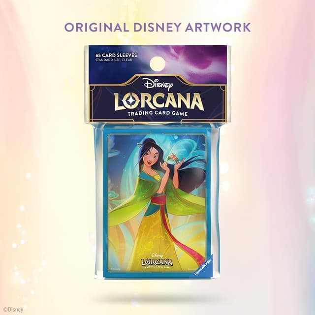 Detalle de Pochettes pour cartes à collectionner Disney Lorcana – Mythen Pochettes pour cartes Mulan (taille standard 63 x 88 mm)