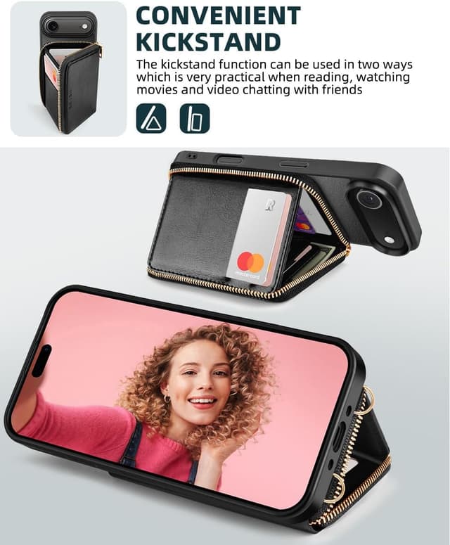 Thumbnail 4 de OCASE Hülle für iPhone Air Rot 6,5" RFID Schutz