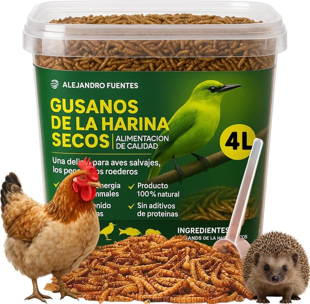 Imagen de AF® Gusanos de la Harina 600 g 🐛 en OfertitasTOP