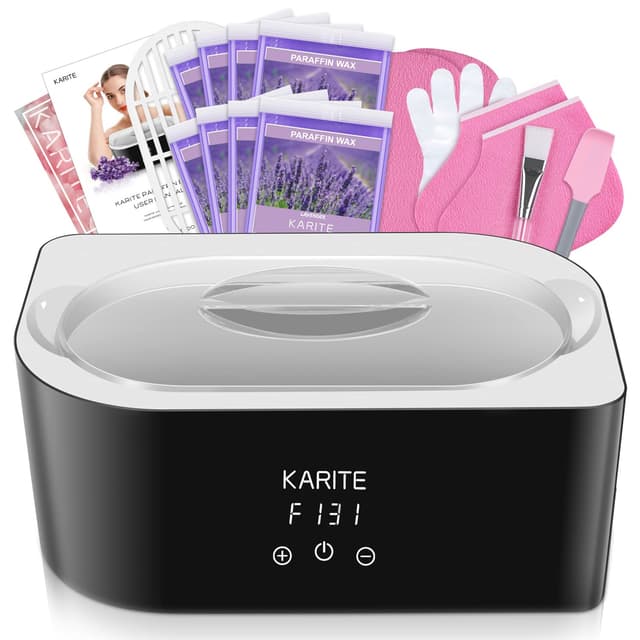 Detalle de Karite Paraffin Wax Machine for Hands and Feet (4000ml) – Auto-time & Keep Warm Paraffin Wax Bath Kit