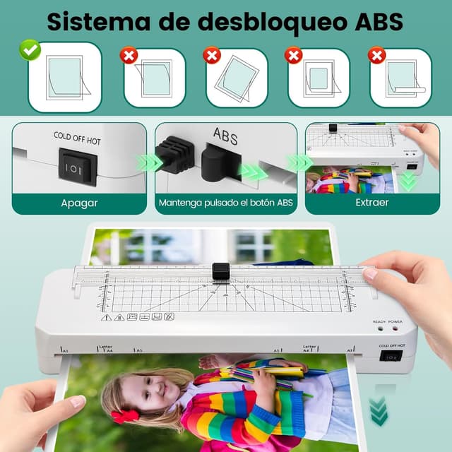 Thumbnail 3 de Plastificadora A3 50 Bolsas con Cortador