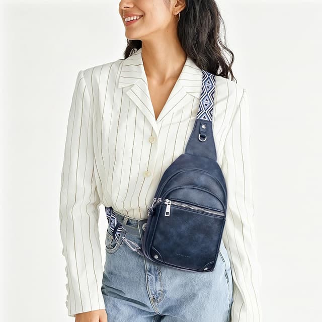 Detalle 2 de Lexiyat anti theft crossbody bag 15cm