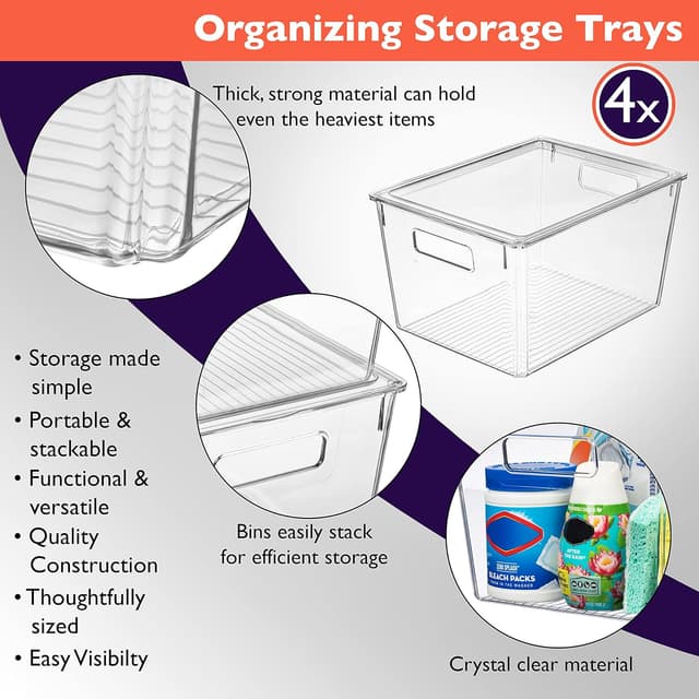 Detalle 2 de ClearSpace X-Large Storage Bin 12.5"