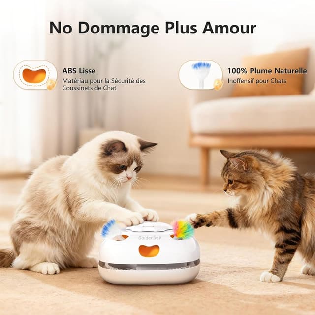 Thumbnail 4 de GoldenSun Jouet pour Chat 4 en 1 Rechargeable