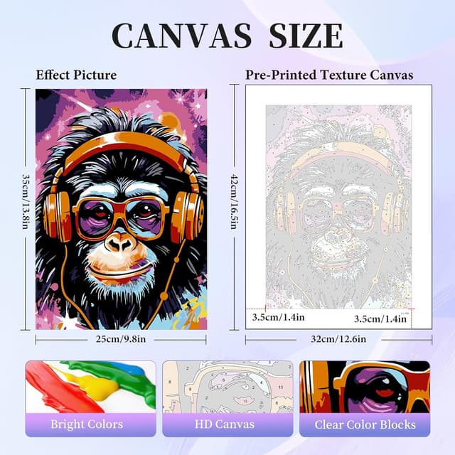 Thumbnail 1 de OkarinaArt Paint by Numbers 10x14 Inch