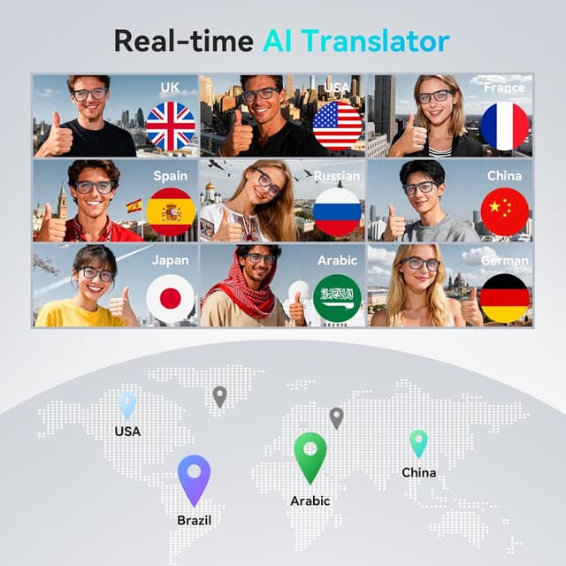 Thumbnail 5 de EarlySincere 2026 AI Smart Glasses 4K