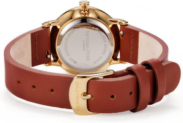 Detalle 2 de VICTORIA HYDE Victoria Hyde orologio analogico da donna in vera pelle, quarzo impermeabile