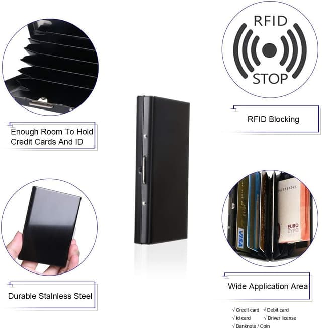 Thumbnail 3 de Vicloon Kartenetui RFID 6 FĂ€cher đł