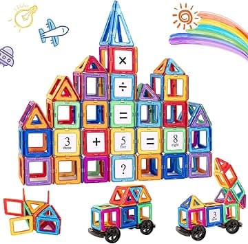 Imagen de aaczly Bloques Magnéticos 74 Piezas - Diversión Educativa 🎉 en OfertitasTOP