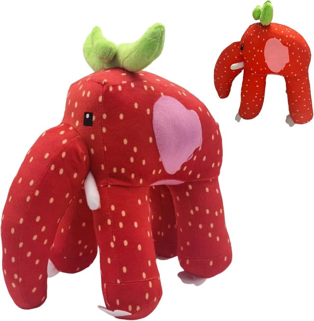 Detalle de Ashloter Strawberry Elephant plush