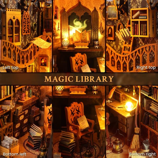 Thumbnail 3 de Lycidae Book Nook Kit DIY 3D wooden book nook