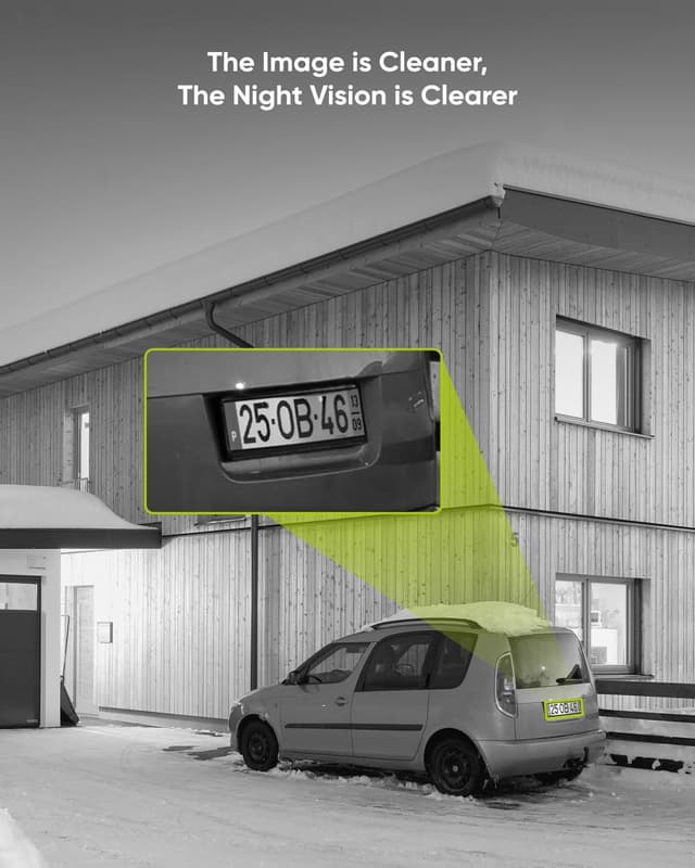 Detalle 2 de SANNCE Telecamera di Sicurezza POE 3 MP con audio, visione notturna fino a 30 m e IP67