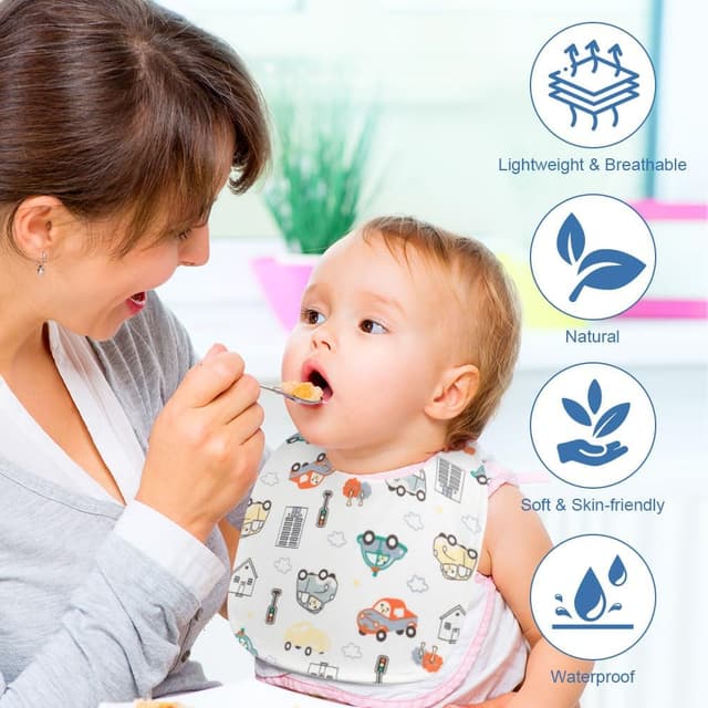 Thumbnail 4 de Vicloon Baby Lätzchen 8er Pack 👶