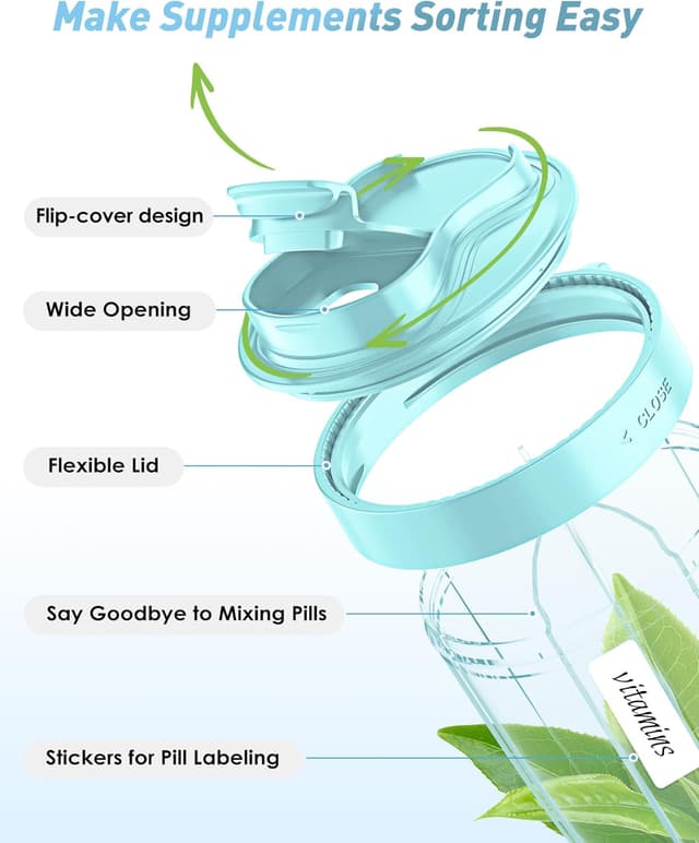 Thumbnail 2 de Large Pill Dispenser 7-Day Organizer 💊